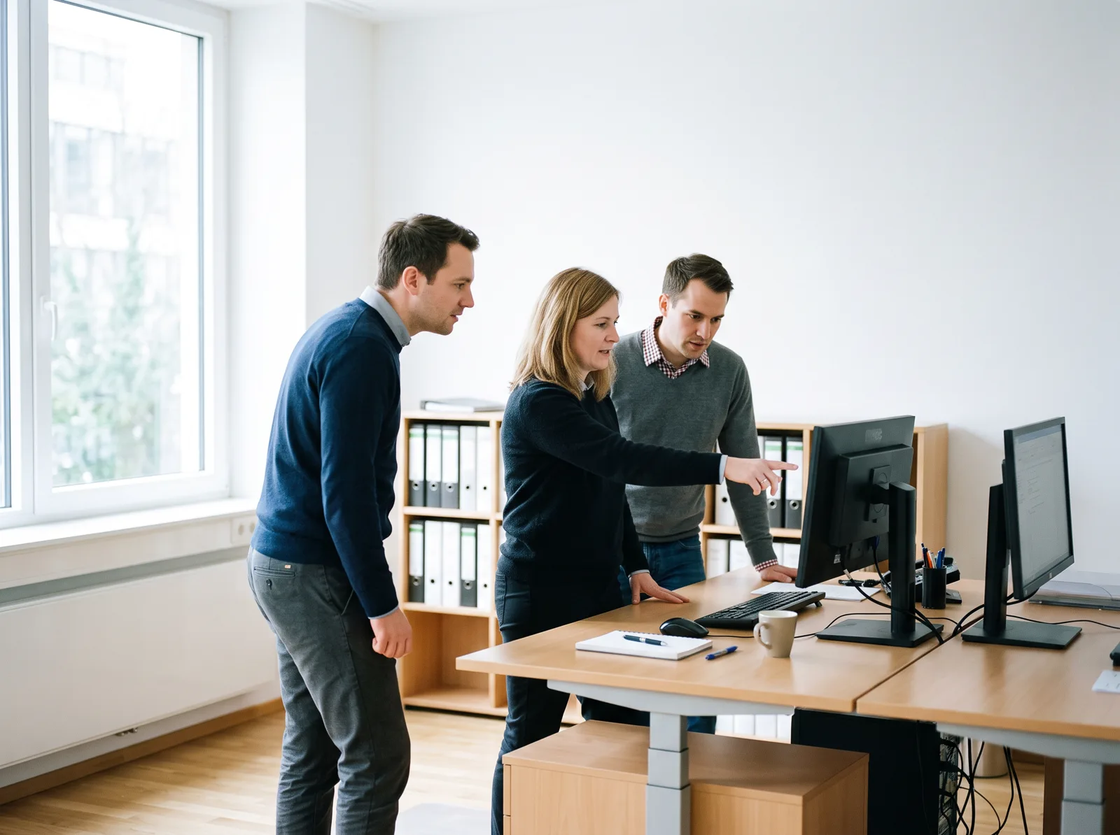 Arbeitsplatz in einer Verbandsgeschäftsstelle